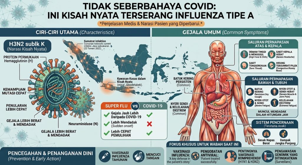 Tidak Seberbahaya COVID: Ini Kisah Nyata Terserang Influenza Tipe A
