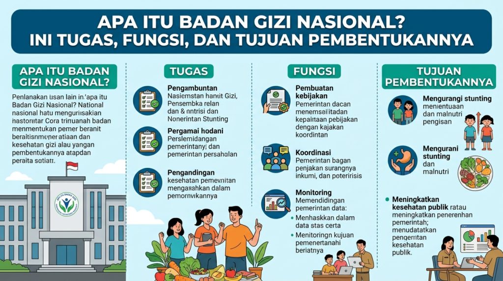 Apa Itu Badan Gizi Nasional? Ini Tugas, Fungsi, dan Tujuan Pembentukannya