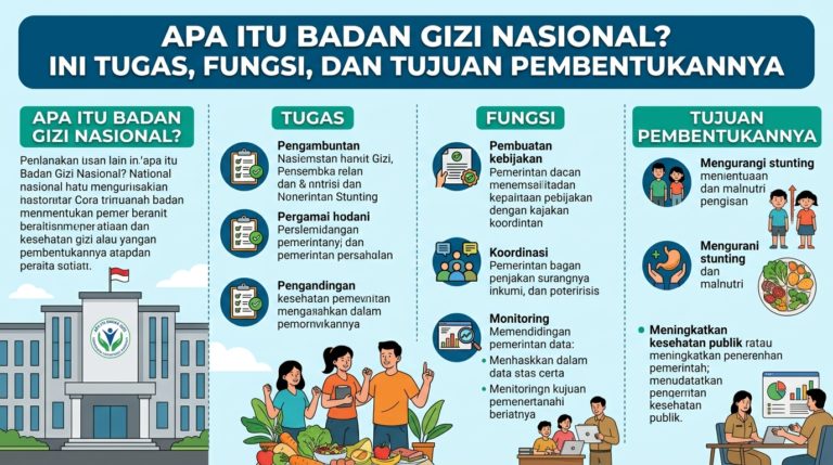 Apa Itu Badan Gizi Nasional? Ini Tugas, Fungsi, dan Tujuan Pembentukannya