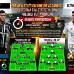 Preview Atlético Mineiro vs Santos: Performa Tim, Statistik, dan Prediksi Pertandingan