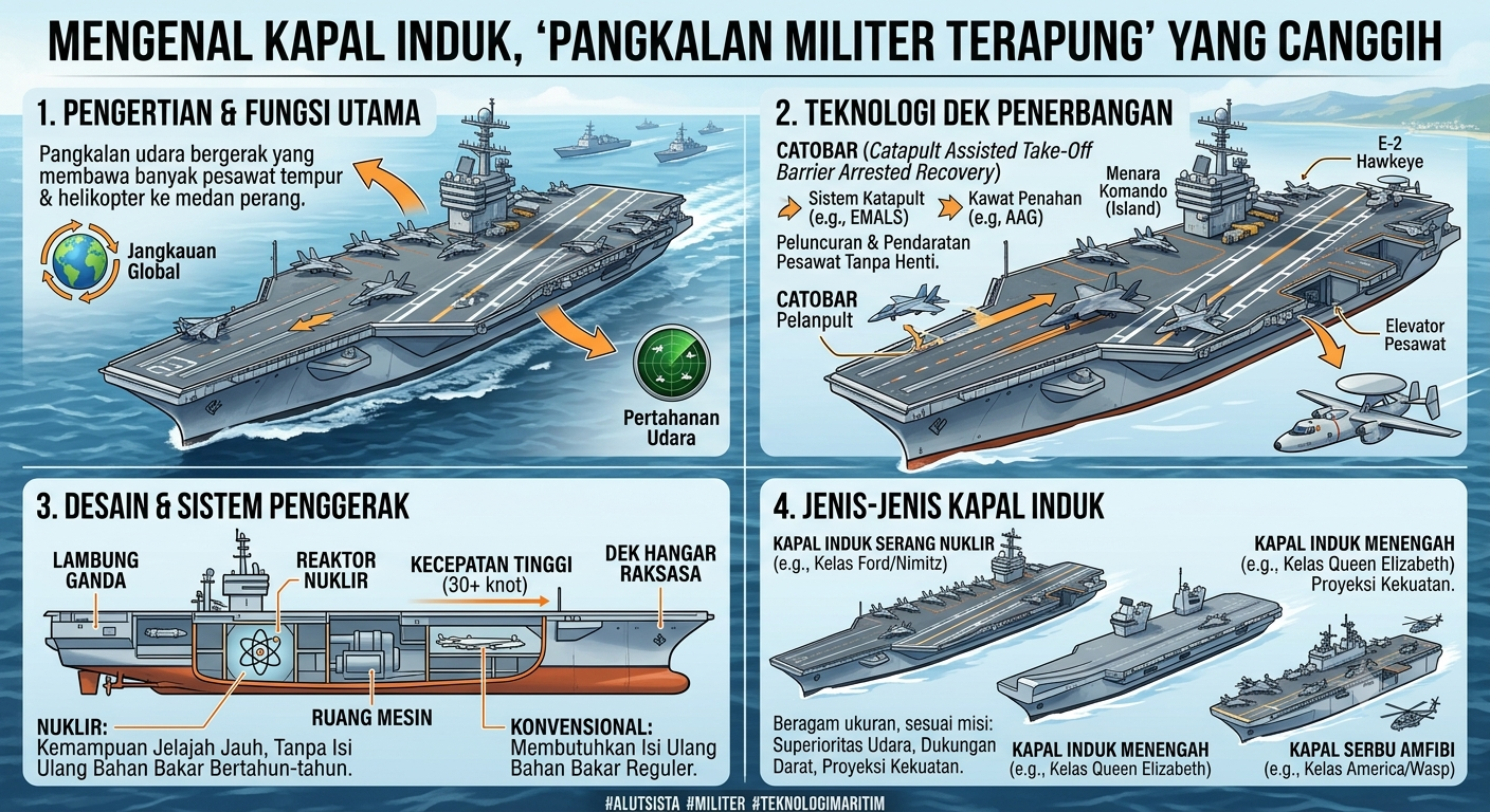 Mengenal Kapal Induk, “Pangkalan Militer Terapung” yang Canggih