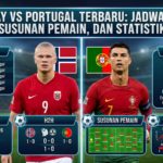 Norway vs Portugal Terbaru: Jadwal, H2H, Susunan Pemain, dan Statistik