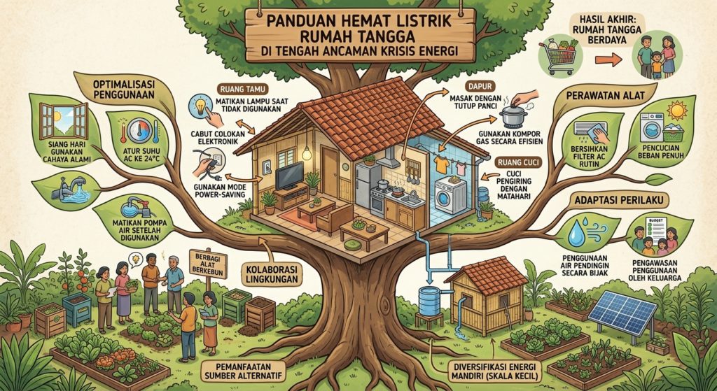 Panduan Hemat Listrik Rumah Tangga di Tengah Ancaman Krisis Energi