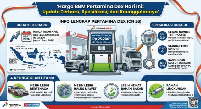 Harga BBM Pertamina Dex Hari Ini: Update Terbaru, Spesifikasi, dan Keunggulannya