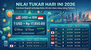 Nilai Tukar Hari Ini 2026: Cek Kurs Rupiah terhadap Dolar AS dan Mata Uang Asing Terbaru