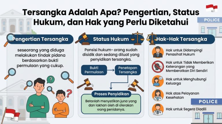 Tersangka Adalah Apa? Pengertian, Status Hukum, dan Hak yang Perlu Diketahui