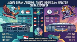Jadwal Siaran Langsung Timnas Indonesia vs Malaysia di FIFA ASEAN Cup