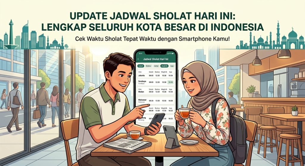 Update Jadwal Sholat Hari Ini Lengkap Seluruh Kota Besar di Indonesia