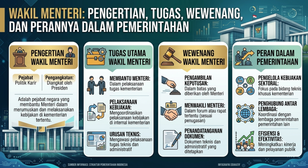 Wakil Menteri: Pengertian, Tugas, Wewenang, dan Perannya dalam Pemerintahan