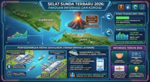 Selat Sunda Terbaru 2026: Kondisi Perairan, Penyeberangan Merak-Bakauheni, dan Informasi Terkini