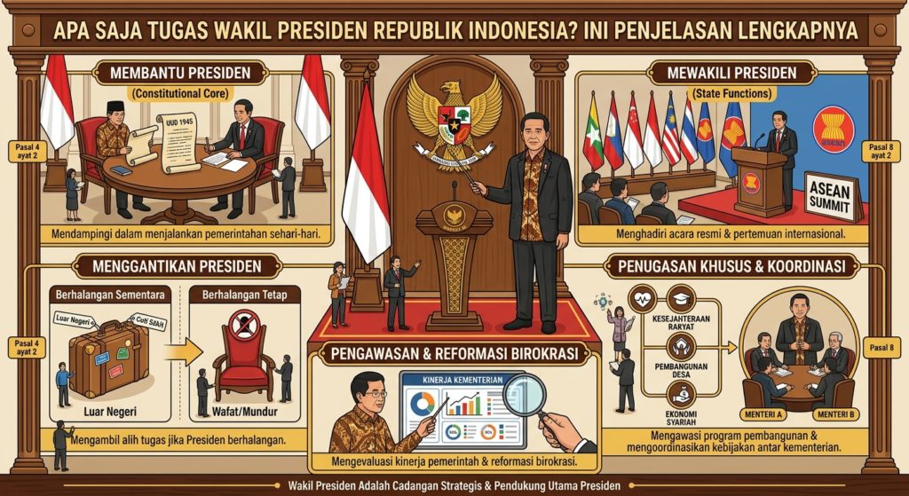 Apa Saja Tugas Wakil Presiden Republik Indonesia? Ini Penjelasan Lengkapnya