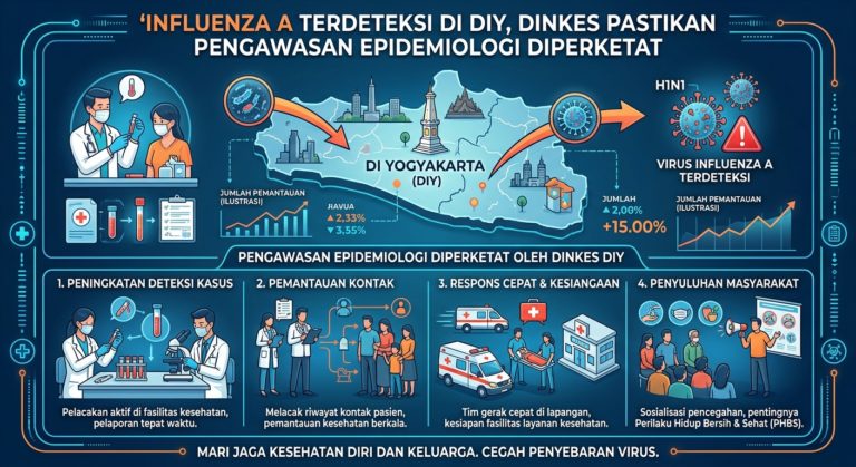 Influenza A Terdeteksi di DIY, Dinkes Pastikan Pengawasan Epidemiologi Diperketat