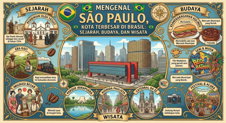 Mengenal São Paulo, Kota Terbesar di Brasil: Sejarah, Budaya, dan Wisata