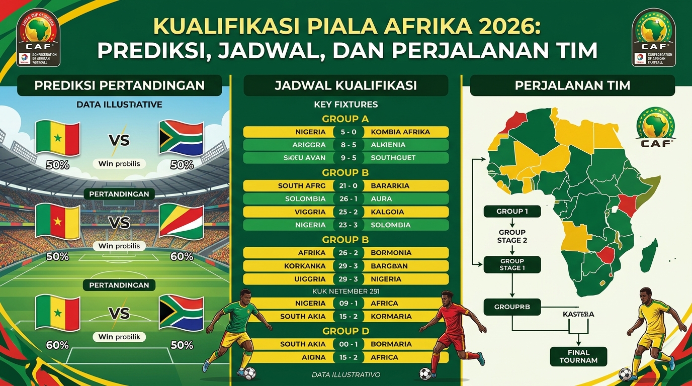 Kualifikasi Piala Afrika 2026: Prediksi Pertandingan, Jadwal, dan Perjalanan Tim