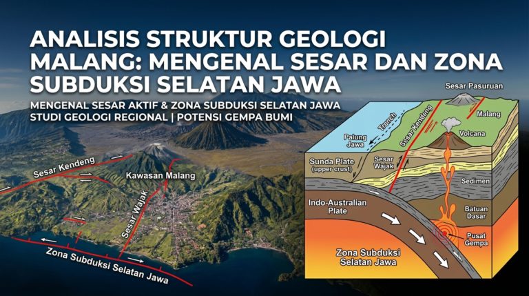Analisis Struktur Geologi Malang: Mengenal Sesar dan Zona Subduksi Selatan Jawa