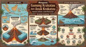 Mengenal Gunung Krakatau dan Anak Krakatau: Sejarah, Letusan, serta Potensinya