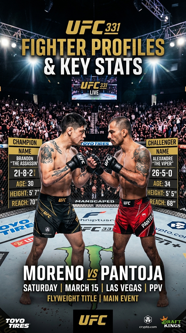 UFC 331: Profil Petarung, Duel Seru, Statistik, dan Hal yang Wajib Diketahui