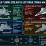 Pesawat Tempur Terbaru 2026: Daftar Jet Tempur Canggih dan Spesifikasinya