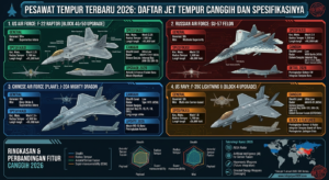 Pesawat Tempur Terbaru 2026: Daftar Jet Tempur Canggih dan Spesifikasinya