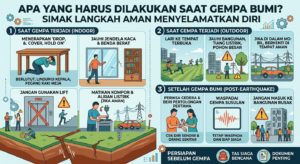 Apa yang Harus Dilakukan Saat Gempa Bumi? Simak Langkah Aman Menyelamatkan Diri