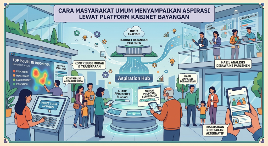 Cara Masyarakat Umum Menyampaikan Aspirasi Lewat Platform Kabinet Bayangan