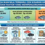 Harga Ikan Nila Terbaru, Cek Kisaran Harga dan Faktor yang Mempengaruhinya