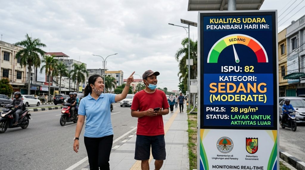 Kualitas Udara Pekanbaru Hari Ini: Kategori Sehat, Sedang, atau Berbahaya?