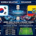 Jadwal Korea Selatan vs Ekuador Terbaru: Live Streaming, H2H, Line Up, dan Prediksi Skor