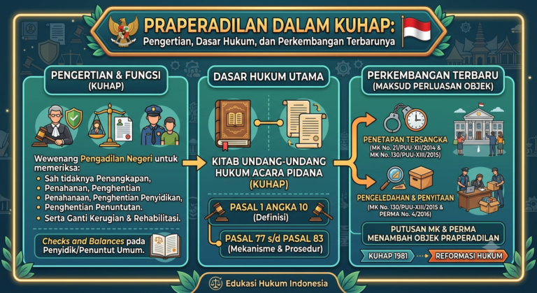 Praperadilan dalam KUHAP: Pengertian, Dasar Hukum, dan Perkembangan Terbarunya
