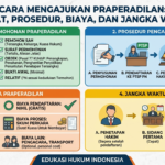 Cara Mengajukan Praperadilan: Syarat, Prosedur, Biaya, dan Jangka Waktu