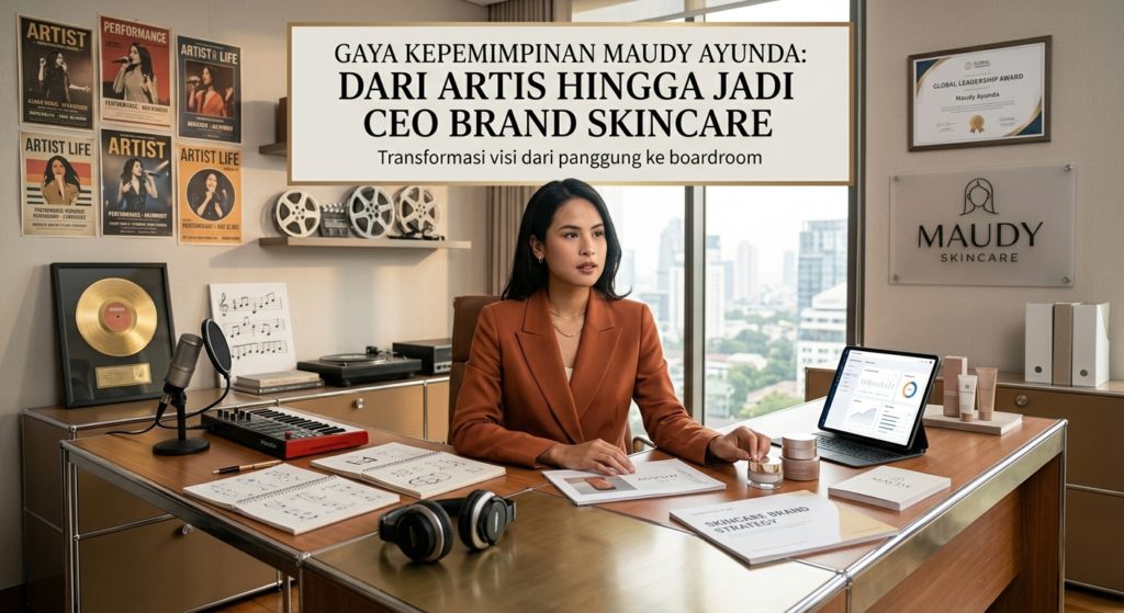 Gaya Kepemimpinan Maudy Ayunda: Dari Artis Hingga Jadi CEO Brand Skincare