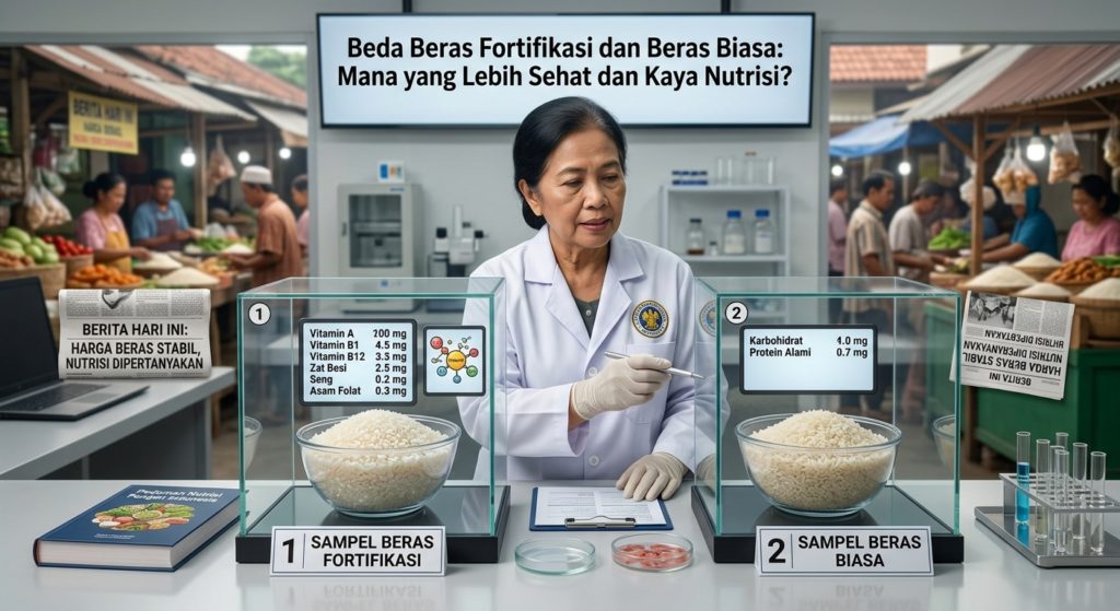 Beda Beras Fortifikasi dan Beras Biasa: Mana yang Lebih Sehat dan Kaya Nutrisi?