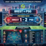 Brest vs PSG: Prediksi Skor, Head to Head, Susunan Pemain, dan Statistik Pertandingan