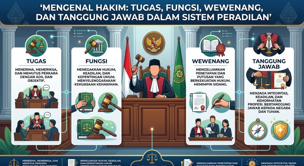 Mengenal Hakim: Tugas, Fungsi, Wewenang, dan Tanggung Jawab dalam Sistem Peradilan