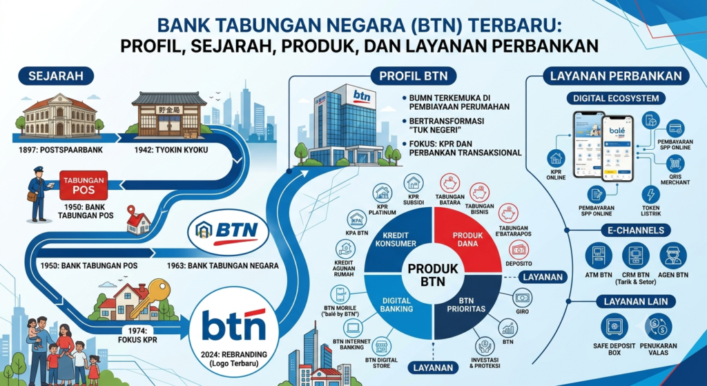 Bank Tabungan Negara (BTN) Terbaru: Profil, Sejarah, Produk, dan Layanan Perbankan