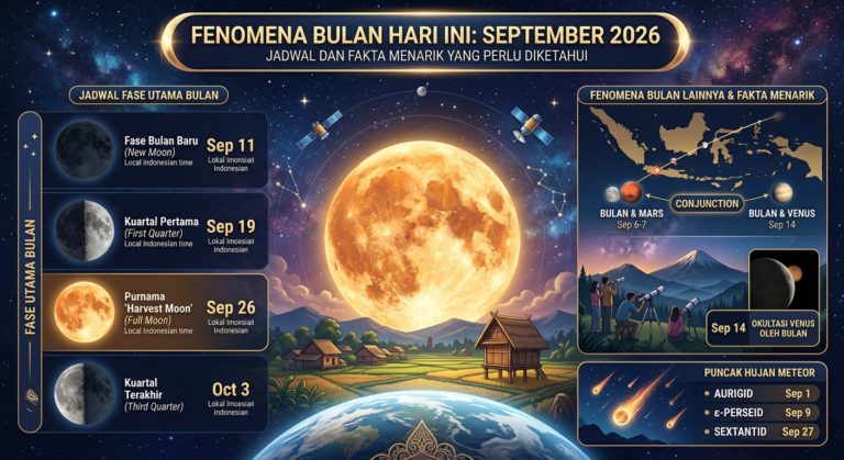 Fenomena Bulan Hari Ini September 2026: Jadwal dan Fakta Menarik yang Perlu Diketahui