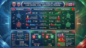 Norway vs Portugal Hari Ini: Jadwal, Live Score, H2H, dan Berita Terkini