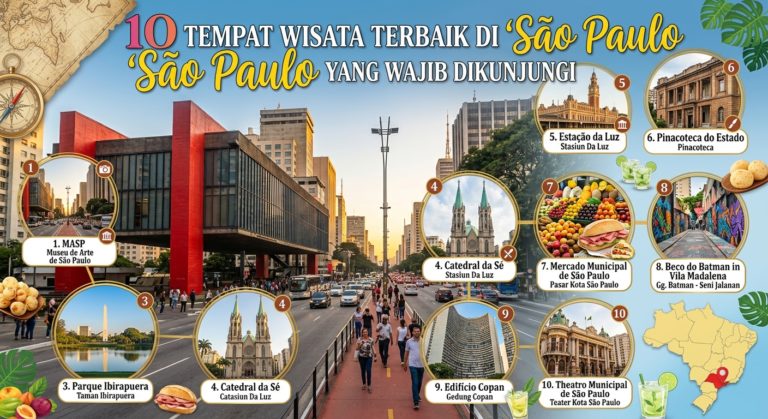 10 Tempat Wisata Terbaik di São Paulo yang Wajib Dikunjungi