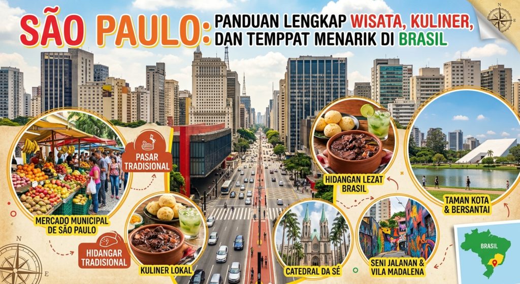 São Paulo: Panduan Lengkap Wisata, Kuliner, dan Tempat Menarik di Brasil
