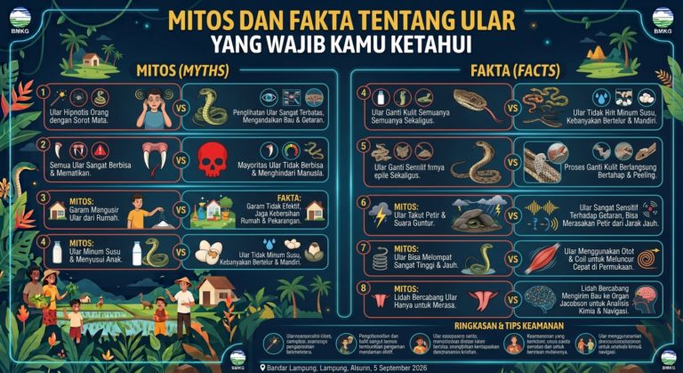 Mitos dan Fakta tentang Ular yang Wajib Kamu Ketahui