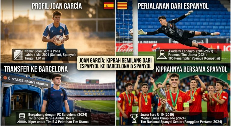 Joan García: Perjalanan dari Espanyol ke Barcelona dan Kiprahnya Bersama Spanyol