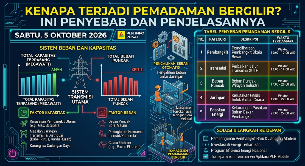 Kenapa Terjadi Pemadaman Bergilir? Ini Penyebab dan Penjelasannya