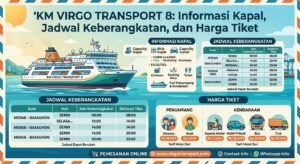 KM Virgo Transport 8: Informasi Kapal, Jadwal Keberangkatan, dan Harga Tiket