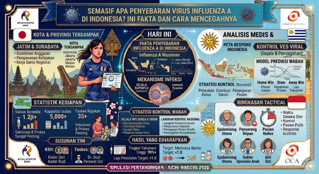 Semasif Apa Penyebaran Virus Influenza A di Indonesia? Ini Fakta dan Cara Mencegahnya