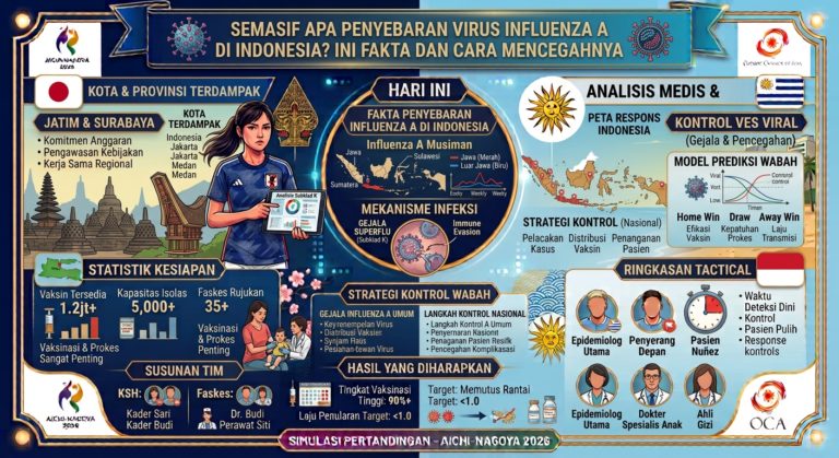 Semasif Apa Penyebaran Virus Influenza A di Indonesia? Ini Fakta dan Cara Mencegahnya