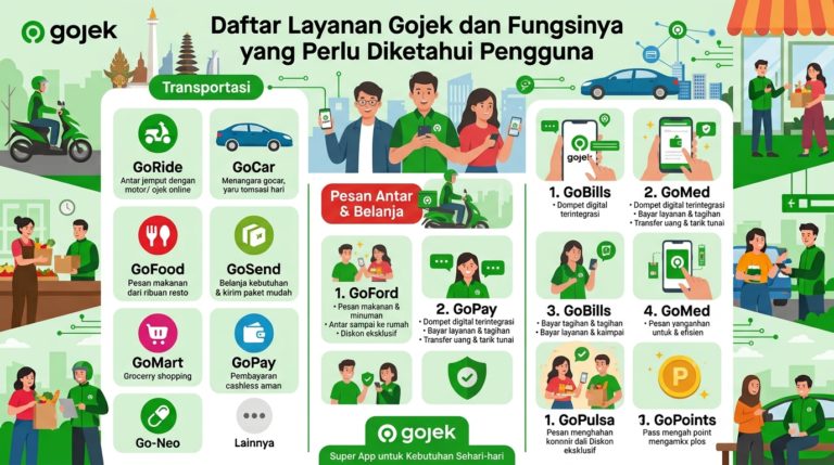 Daftar Layanan Gojek dan Fungsinya yang Perlu Diketahui Pengguna