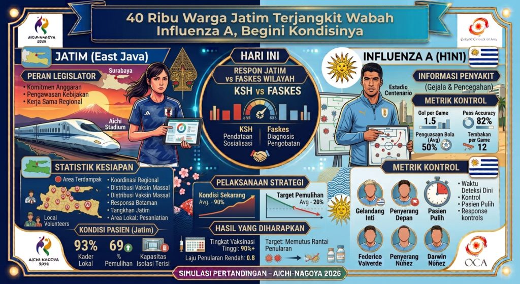 40 Ribu Warga Jatim Terjangkit Wabah Influenza A, Begini Kondisinya