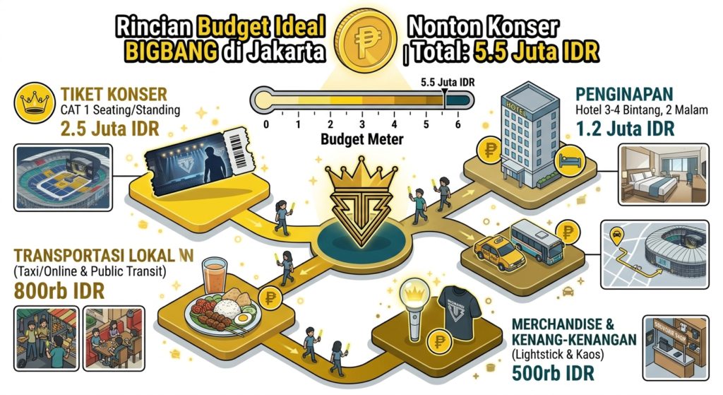 Rincian Budget Ideal Nonton Konser BIGBANG di Jakarta