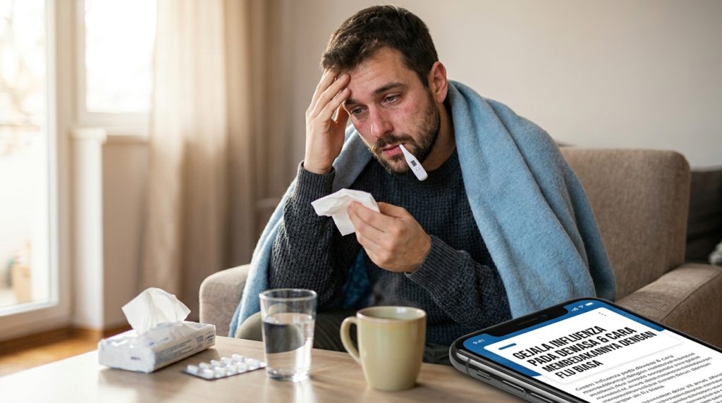 Gejala Influenza pada Dewasa dan Cara Membedakannya dengan Flu Biasa