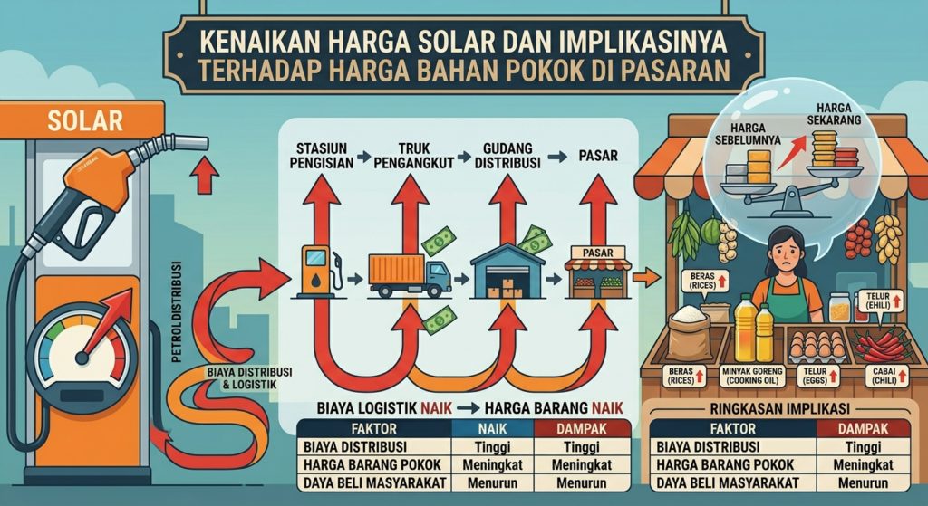 Kenaikan Harga Solar dan Implikasinya Terhadap Harga Bahan Pokok di Pasaran
